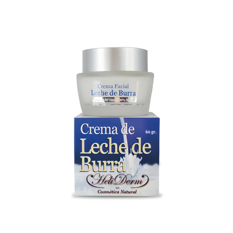 Crema facial Helider de Leche de Burra nutritiva MarVelos Chile