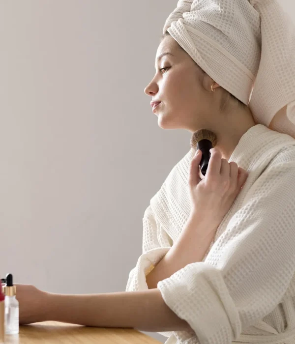 portrait-woman-applying-blush
